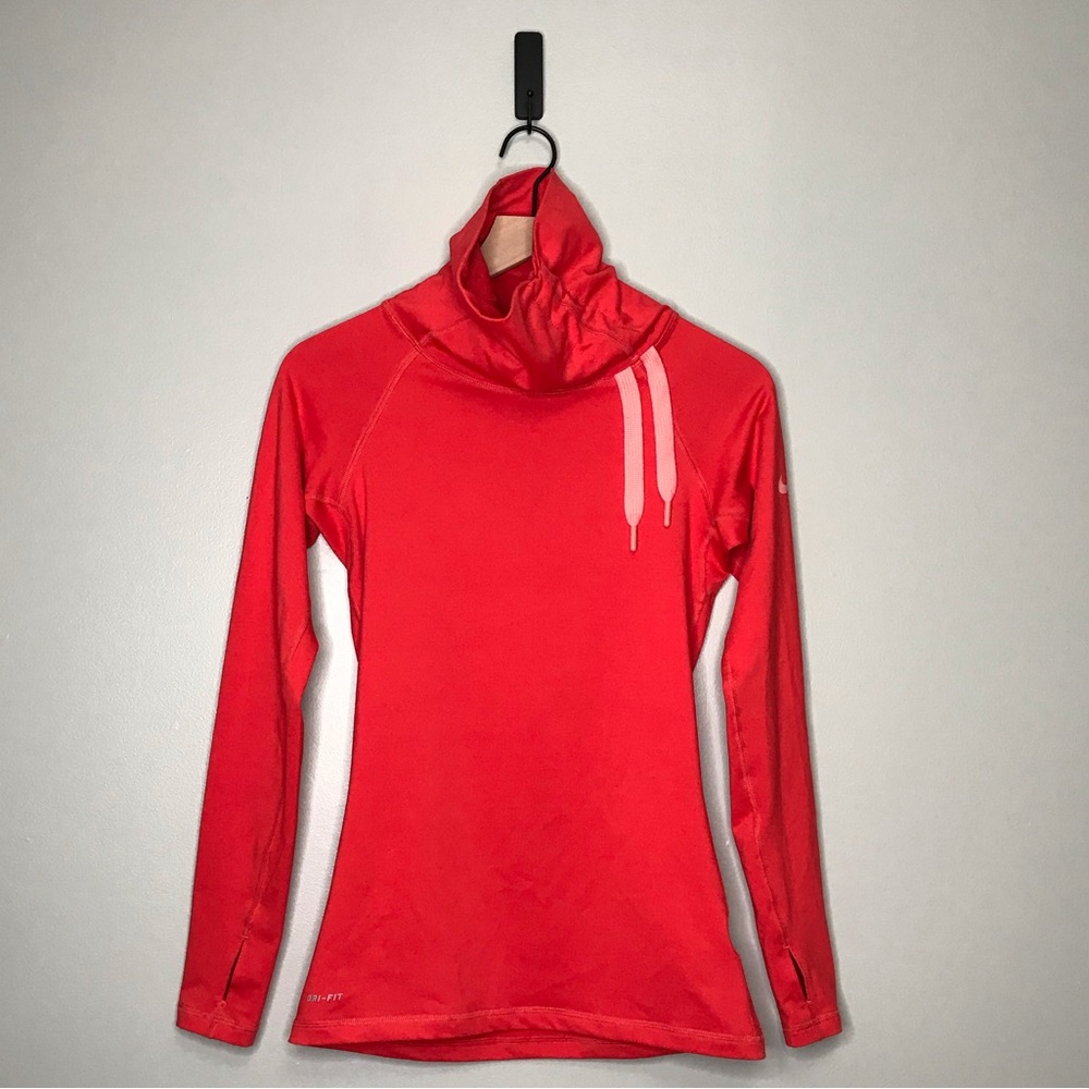 Nike Women's Red Long Sleeve Top